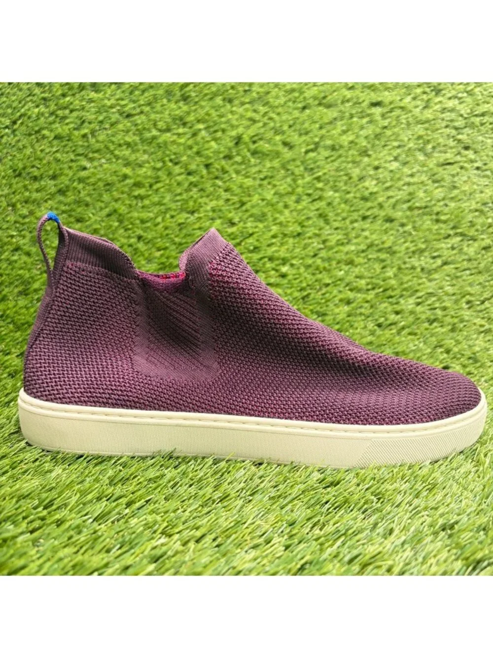 Rothy's The Chelsea Womens Size 12 Purple Classic Outdoor Pull On Ankle Boots